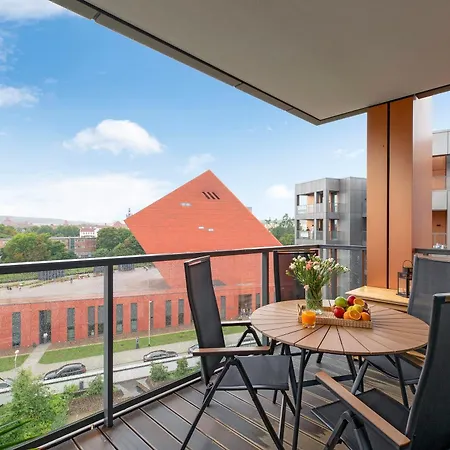 Brabank Riverside - Sauna, Business & Gym By Downtown Apartment Gdansk