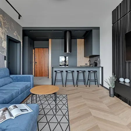 Brabank Riverside - Sauna, Business & Gym By Downtown Lägenhet Gdańsk